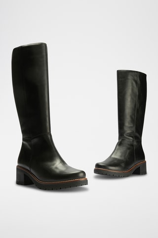 Bottes en cuir nappa - Noir