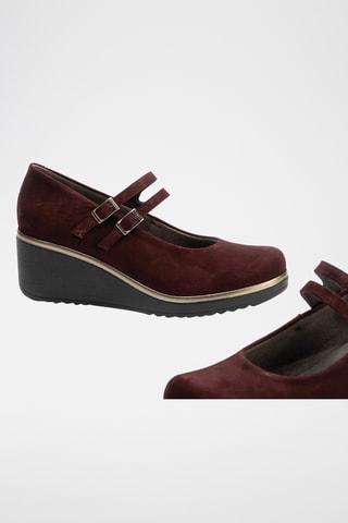 Babies compensés en nubuck - Bordeaux