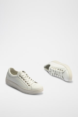 Baskets en cuir nappa - Blanc