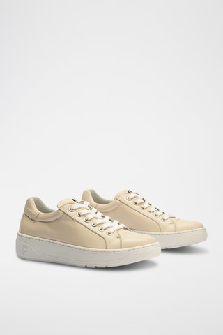 Baskets en cuir nappa - Beige