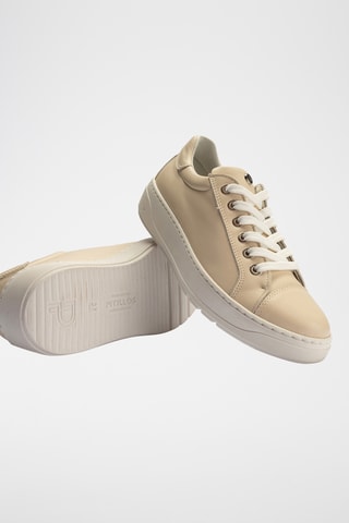 Baskets en cuir nappa - Beige