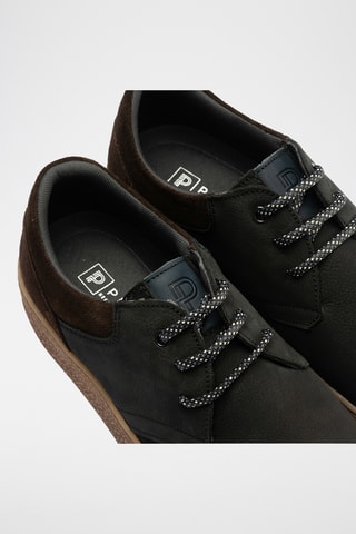 Sneakers in pelle - Nero