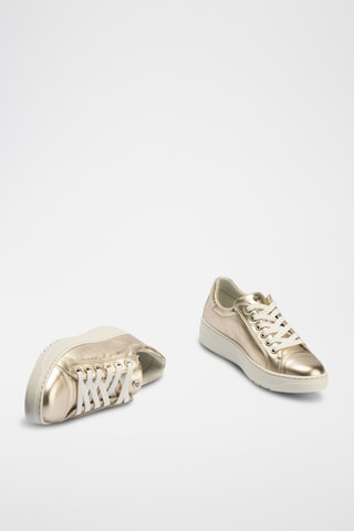 Baskets en cuir - Doré