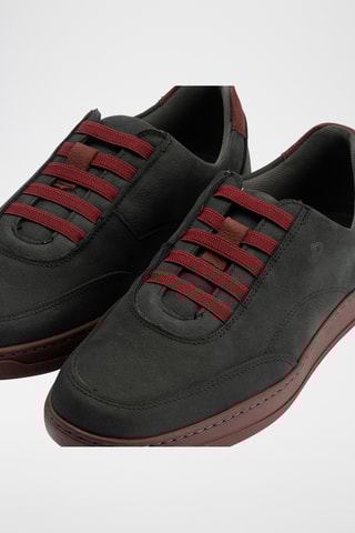 Sneakers in pelle scamosciata - Navy