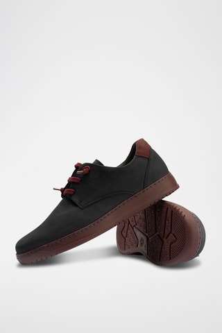 Sneakers in pelle scamosciata - Navy 