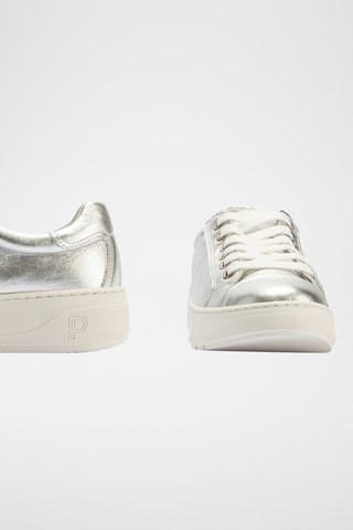 Baskets en cuir - Argenté