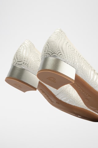 Escarpins en cuir - Argenté