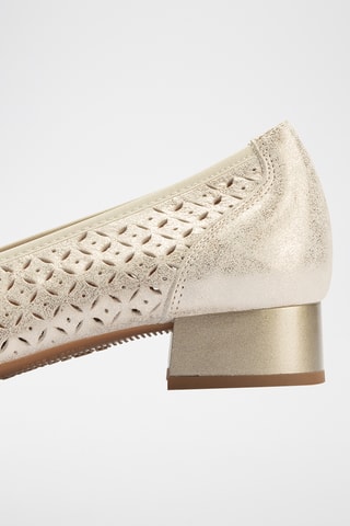 Leren Pumps - Goudkleurig