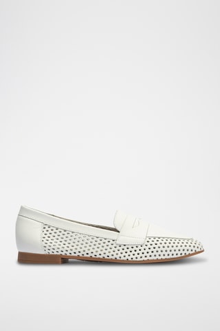 Mocassins en cuir nappa - Blanc