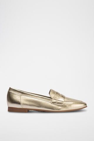Mocassini in pelle - Dorato