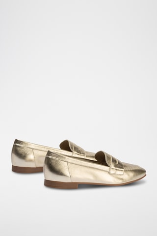 Mocassini in pelle - Dorato