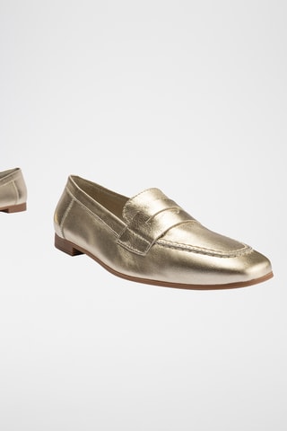 Mocassini in pelle - Dorato