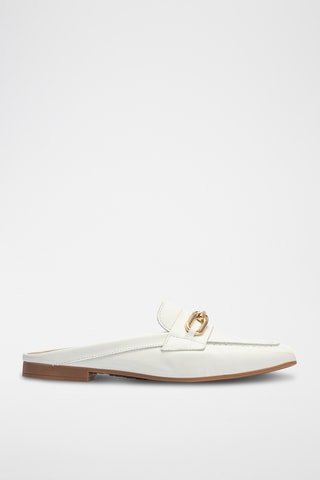 Sabot in pelle nappa - Bianco