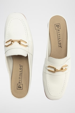 Sabot in pelle nappa - Bianco