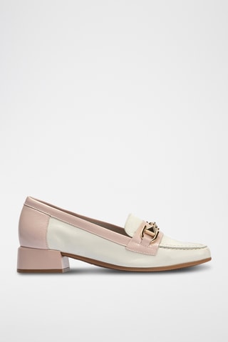 Mocassini in pelle verniciata - Bianco