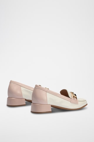 Mocassini in pelle verniciata - Bianco