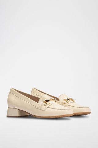 Mocassini in pelle nappa - Beige
