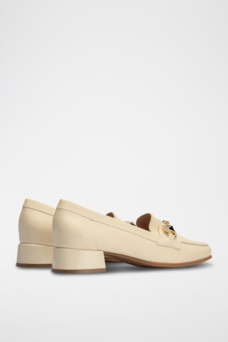 Mocassini in pelle nappa - Beige