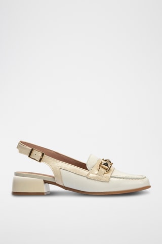 Escarpins en cuir verni - Blanc