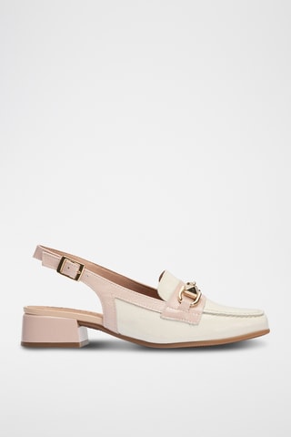 Escarpins en cuir verni - Blanc