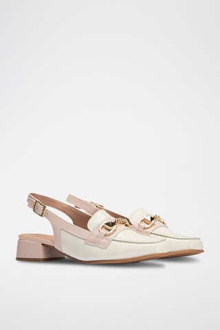 Escarpins en cuir verni - Blanc