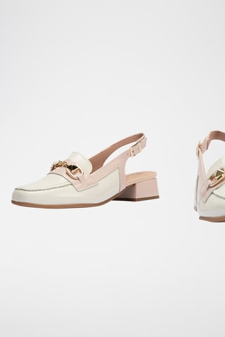 Escarpins en cuir verni - Blanc