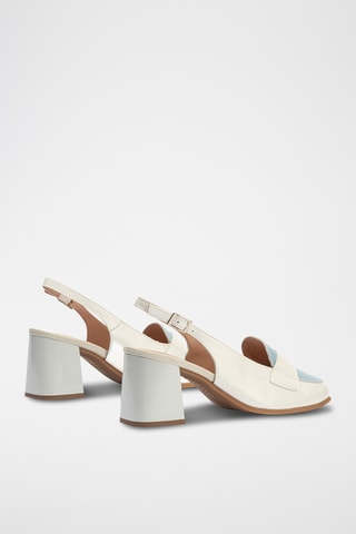 Escarpins en cuir nappa - Blanc