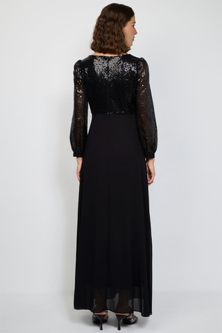 Vestido largo  - Negro