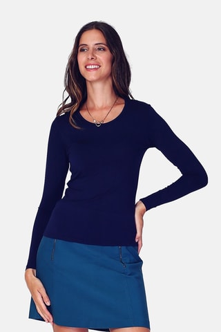 Jersey fino  - Azul oscuro