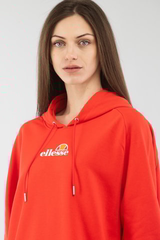 Felpa con cappuccio - Rosso