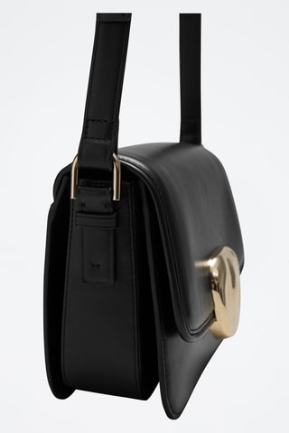 Borsa a tracolla in pelle - Nero