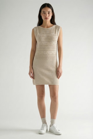 Abito taglio dritto - Beige