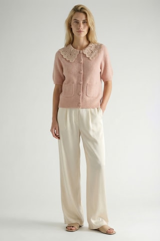 Cardigan in lana - Beige