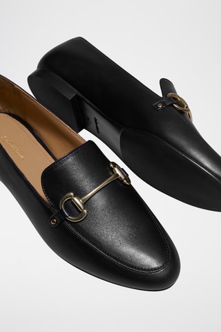 Mocassini in pelle - Nero