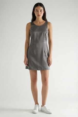 Abito taglio dritto - Grigio