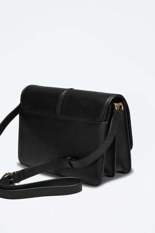 Borsa a tracolla in pelle - Nero