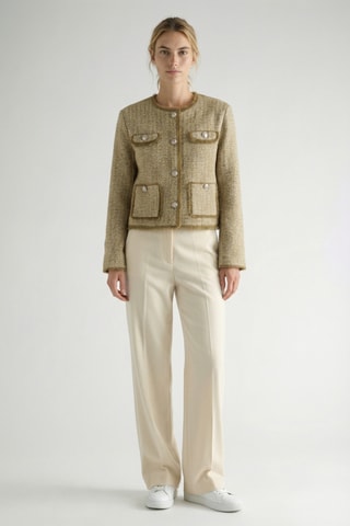 Cardigan in lana - Beige