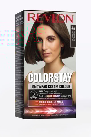 Confezione colorazione permanente ColorStay crema lunga durata n° 4.15 castano cioccolato ghiacciato - 4 prodotti