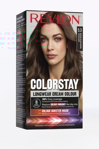 Cofanetto colorazione permanente ColorStay n°5.3 castano chiaro dorato - 4 prodotti