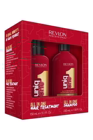 Duo UniqOne shampoo e spray senza risciacquo - Capelli secchi e danneggiati - 2 prodotti