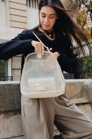 Borsa a spalla Echo - Bianco