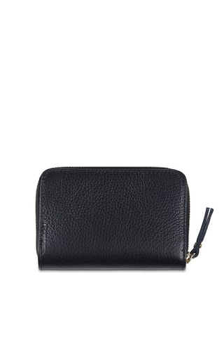 Portamonete in pelle Moni - Nero