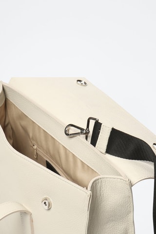 Portadocumenti in pelle Emilie - Beige