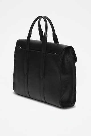 Portadocumenti in pelle Emilie - Nero