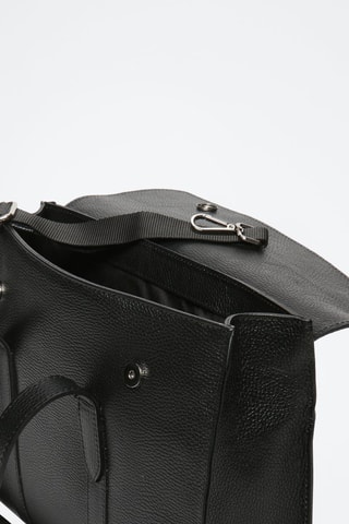 Portadocumenti in pelle Emilie - Nero