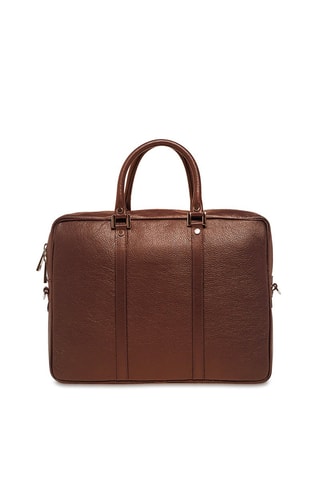 Portadocumenti in pelle Leo - Marrone