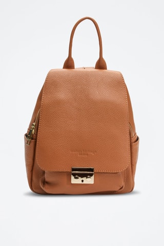 Zaino in pelle Helo - Cammello