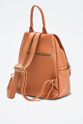 Zaino in pelle Helo - Cammello