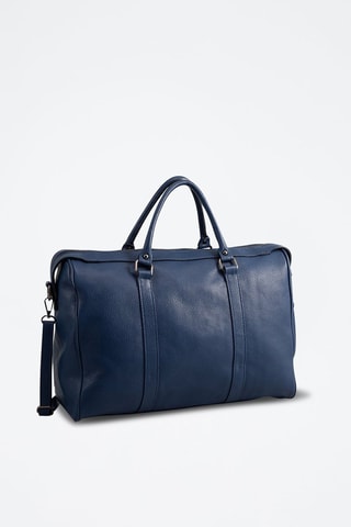 Borsa a bauletto in pelle Lony - Navy