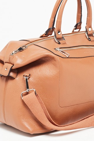 Borsone in pelle Diego - Cammello